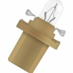 Lamp Painel Base Plastica Bege 1,5w 12v Osram 2452mf