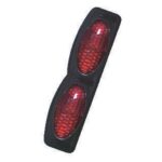 Protetor Pt Oval Duplo Verm/laranja C/base Pto Olho
