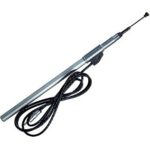 Antena Telescopica 4 estagios Universal Preta