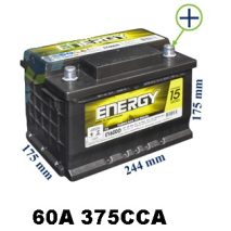 BATERIA 60A 375CCA 13,2KG