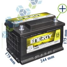 BATERIA 60A 375CCA 13,2KG