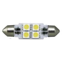 LAMP LED TORPEDO 6L 42MM 12V BRANCO PAR- (AP270)